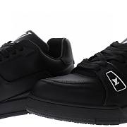 Louis Vuitton LV Trainer Black Wool - 1A9AFM - 4