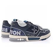 Louis Vuitton Trainer Navy Mesh - 1A9DEG - 2