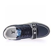 Louis Vuitton Trainer Navy Mesh - 1A9DEG - 3