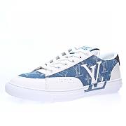 Louis Vuitton Low Monogram Denim Charlie Sneaker - 1A9S46 - 4