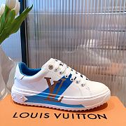 Louis Vuitton Time Out Leather Gold Blue White - 1A95CB - 5