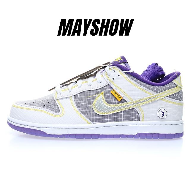 Nike Dunk Low Union Passport Pack Grey Purple - DJ9649-500 - 1