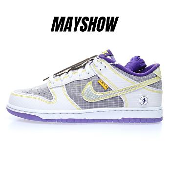 Nike Dunk Low Union Passport Pack Grey Purple - DJ9649-500