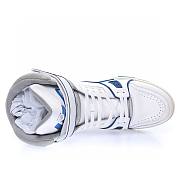 Louis Vuitton LV Trainer Sneaker Boot High White Blue - 1A54JA - 2