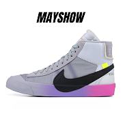 Nike Blazer Mid Off-White Wolf Grey Serena Queen - AA3832-002 - 1