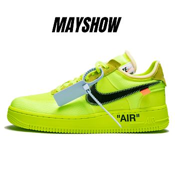 Nike Air Force 1 Low Off-White Volt - AO4606-700