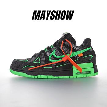 Nike Air Rubber Dunk Off-White Green Strike - CU6015-001