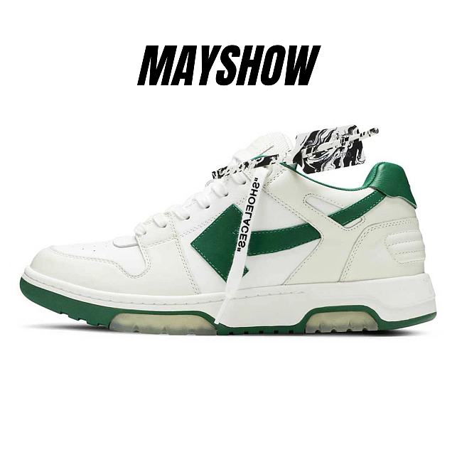 OFF-WHITE OOO Low Out Of Office White Green - OMIA189R21LEA0010155  - 1