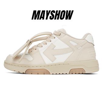 OFF-WHITE OOO Low Out Of Office White Beige 