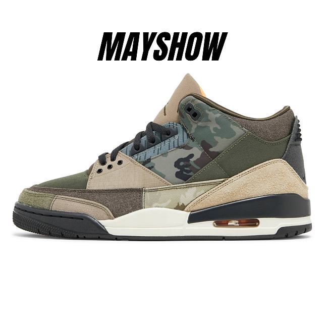 Air Jordan 3 Retro Patchwork Camo - DO1830-200  - 1