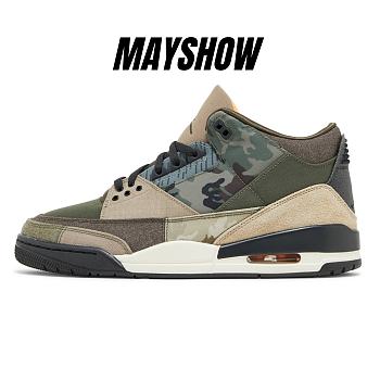 Air Jordan 3 Retro Patchwork Camo - DO1830-200 