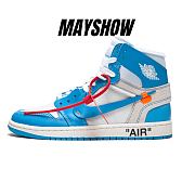 Air Jordan 1 Retro High Off-White University Blue - AQ0818-148 - 1