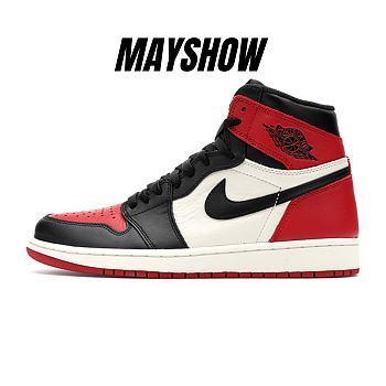 Air Jordan 1 Retro High Bred Toe - 555088-610