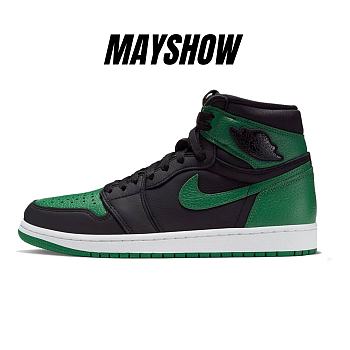 Air Jordan 1 Retro High Pine Green Black - 555088-030 