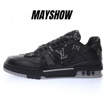 Louis Vuitton LV Trainer x Nigo Black Denim - 1A9IPX