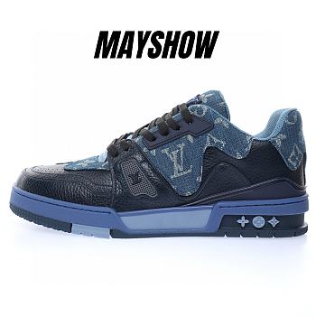 Louis Vuitton LV Trainer x Nigo Blue Demin - 1A9IQH