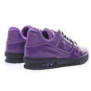 Louis Vuitton LV Trainer Violet Black - 1A9FJO - 4