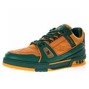 Louis Vuitton Trainer Green Orange - 1A8WFY - 4