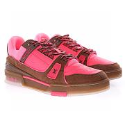 Louis Vuitton Trainer Pink Brown - 1A8Z5A - 3