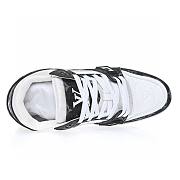 Louis Vuitton Trainer Black Monogram Denim White - 1A9JGB / 1A9JG3 - 2