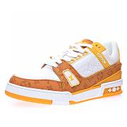 Louis Vuitton Trainer Yellow Monogram Denim White - 1A9JHB / 1A9JHF - 5