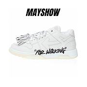 OFF-WHITE Out Of Office OOO Low Tops For Walking White Black 2021 - OMIA189R21LEA0020101 - 1