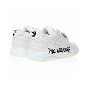 OFF-WHITE Out Of Office OOO Low Tops For Walking White Black 2021 - OMIA189R21LEA0020101 - 4