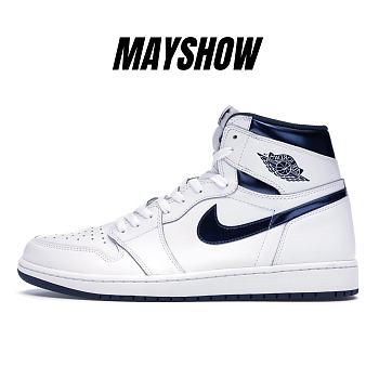 Air Jordan 1 Retro Metallic Navy - 555088-106 