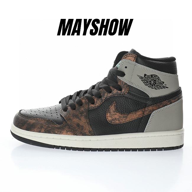 Air Jordan 1 Retro High Light Army Rust Shadow Patina - 555088-033 - 1