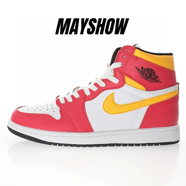 Air Jordan 1 Retro High OG Light Fusion Red - 555088-603 - 1