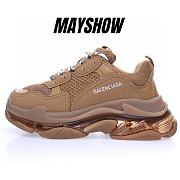 Balenciaga Triple S Clear Sole Light Camel - 544351 W2GA1 2706 - 1