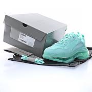 Balenciaga Triple S Clear Sole Green - 541624W2GA14500 - 4