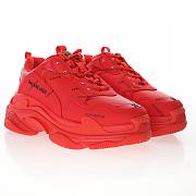 Balenciaga Triple S Allover Logo Red - 536737W2FA16010 - 4