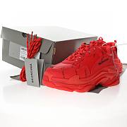 Balenciaga Triple S Allover Logo Red - 536737W2FA16010 - 3