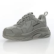 Balenciaga Triple S Allover Logo Gray - 536737W2FA11210 - 2