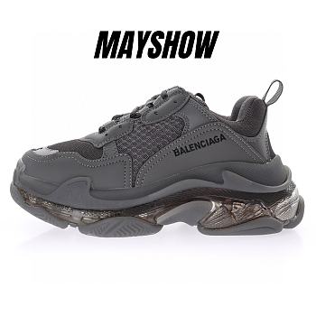 Balenciaga Triple S Clear Sole Dark Grey - 541624W2GA11801