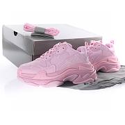 Balenciaga Triple S Pink  Allover Logo  - 524039W2FA15090 - 2