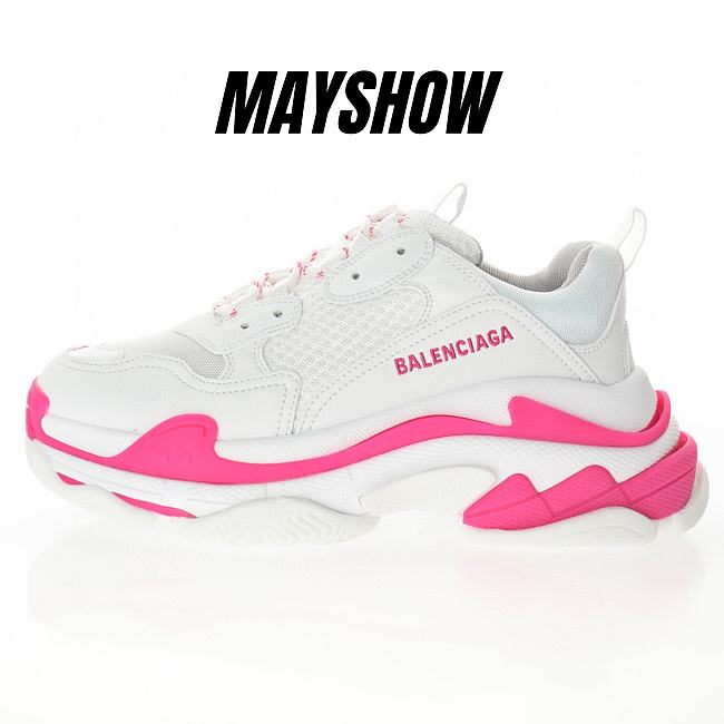 Balenciaga Triple S Fluo Pink White - 524039W2CA35390 - 1