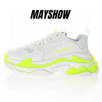 Balenciaga Triple S Fluo Green White - 524039W2CA33890