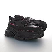 Balenciaga Triple S Allover Logo Black Pink - 524039W2FA11050 - 5