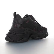 Balenciaga Triple S Allover Logo Black Pink - 524039W2FA11050 - 4