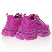 Balenciaga Triple S Allover Logo Fuchsia - 524039 W2FA1 5210 - 3