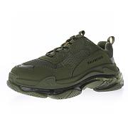 Balenciaga Triple S Clear Sole Dark Green - 541624W2GA12325 - 4