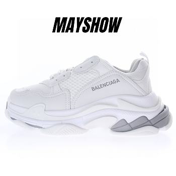 Balenciaga Triple S White Grey - 524039W2FS41200