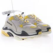 Balenciaga Triple S Grey Yellow Black - 536737W09OH7074 - 4