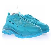 Balenciaga Triple S Clear Sole Turquoise - 544351W2GA14452 - 2