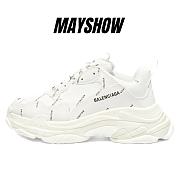 Balenciaga Triple S Allover Logo White -  536737 W2FA1 9010 - 1