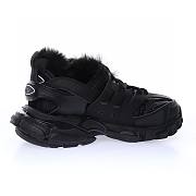 Balenciaga Track Fake Fur Black  - 668555W3CQ11000 - 3