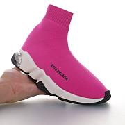 Balenciaga Speed Trainer Clear Sole Fuchsia -  607543 W05GG 5911 - 2