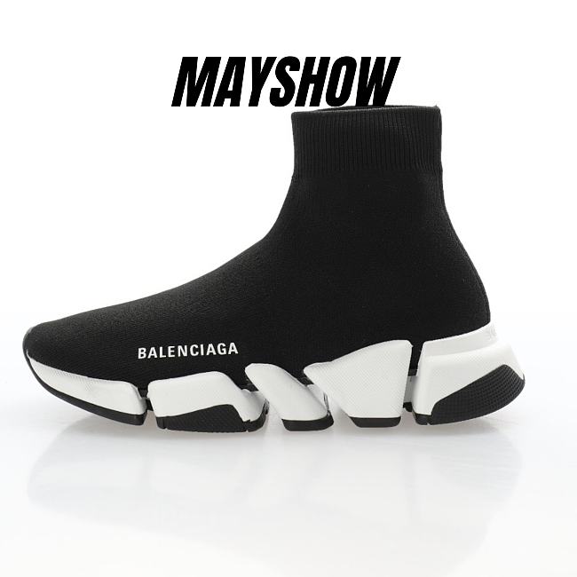 Balenciaga Speed 2.0 Black White -  617239W2DB21015 - 1